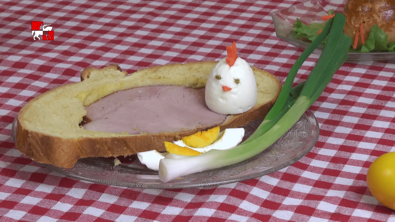 Uskršnja šunka u kruhu